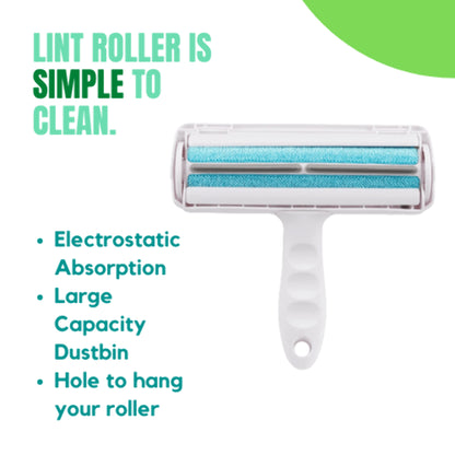 Reusable Dog and Cat Hair Remover Roller for Furniture, Couch, Carpet and Car Seat
