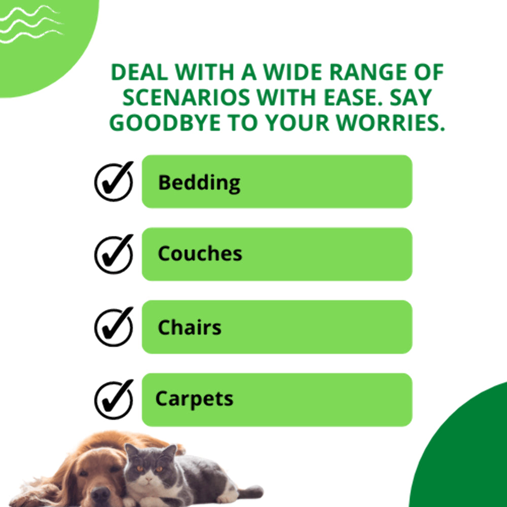 Reusable Dog and Cat Hair Remover Roller for Furniture, Couch, Carpet and Car Seat